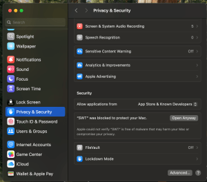 System Preferences