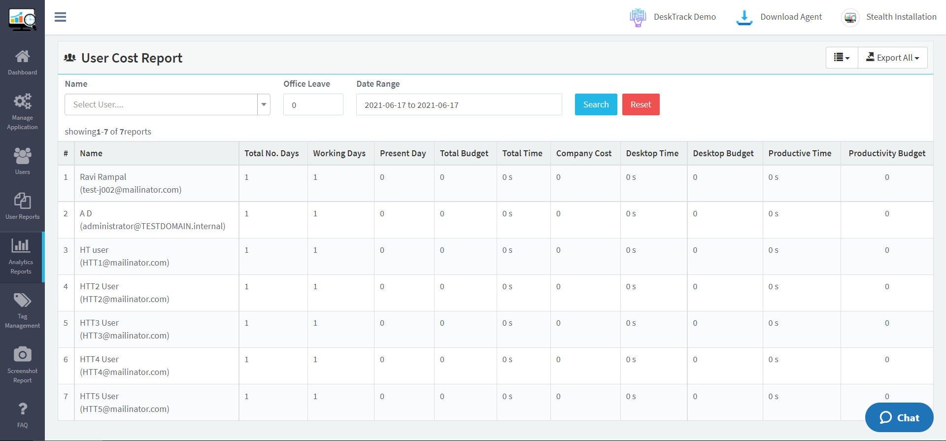 DeskTrack Enables CTC Tracking