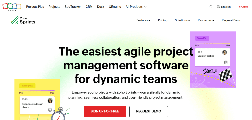 Zoho Sprints