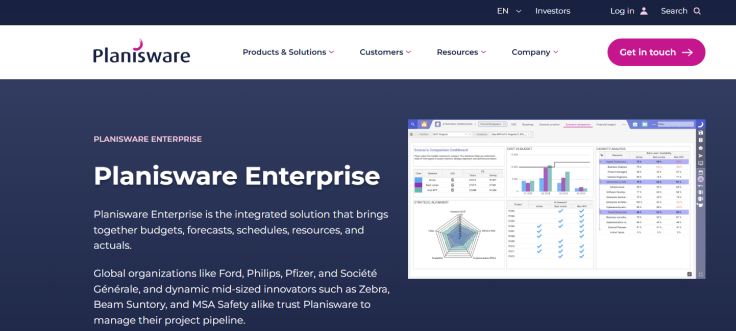 Planisware Enterprise