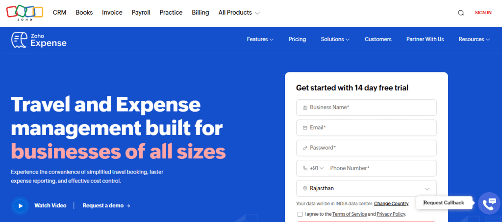 Zoho Expense
