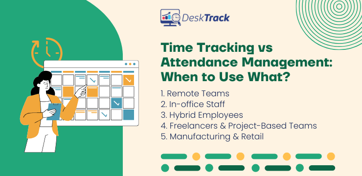 Time Tracking vs Attendance Management When to Use What
