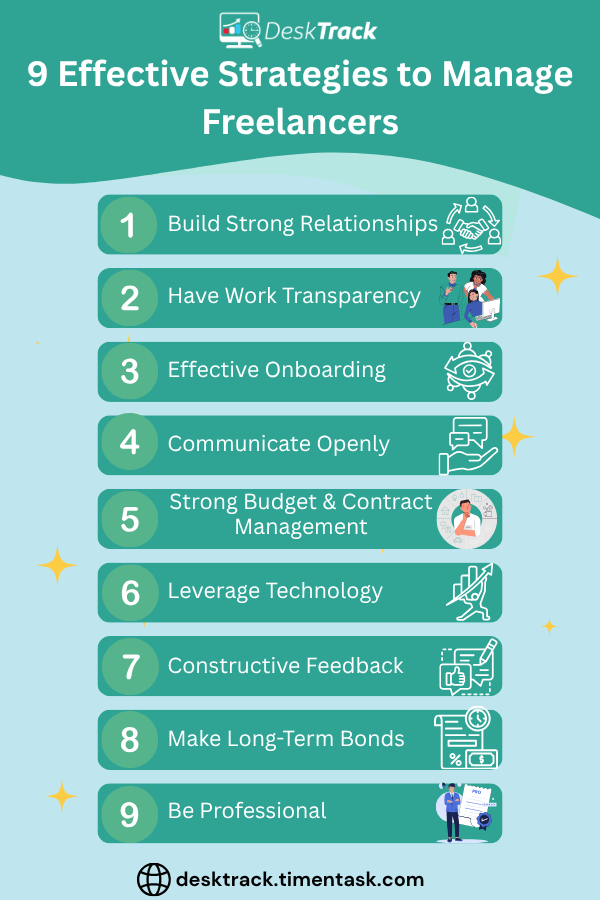 9 Effective Strategies to Manage Freelancers