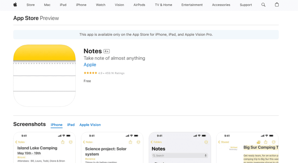 Apple Notes