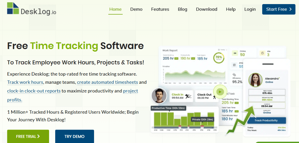 Desklog