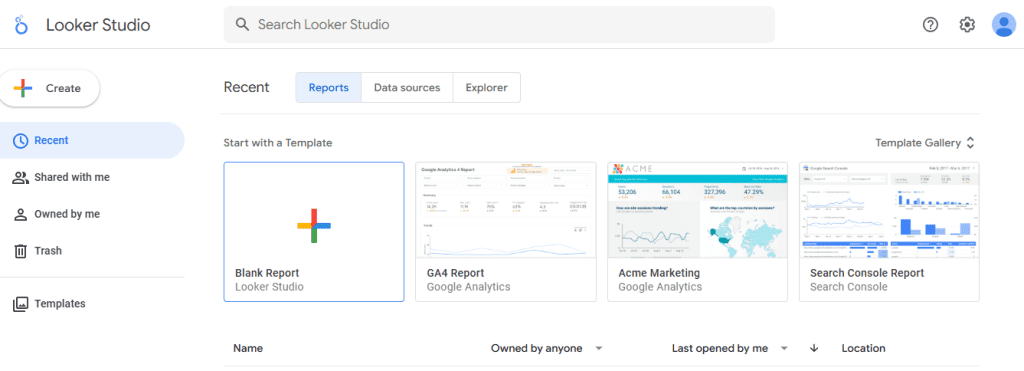 Google Looker Studio