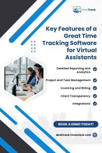 Key Features of a Great Time Tracking Software for Virtual Assistants