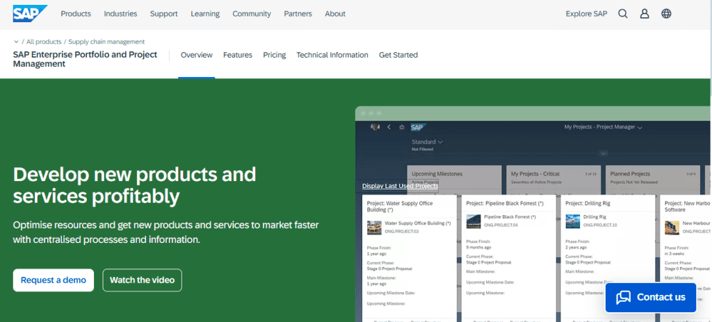 SAP Portfolio & Project Management