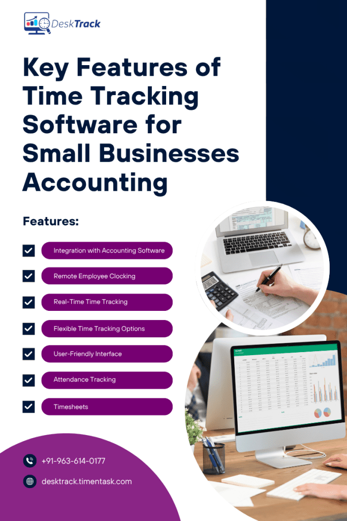 Key Features of Time Tracking Software for Small Businesses Accounting