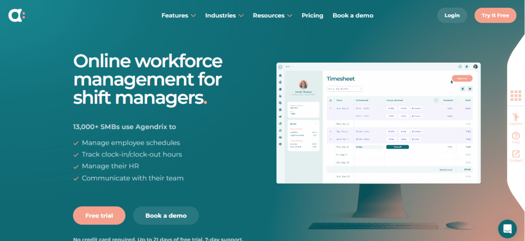 Agendrix - Best for Canadian Shift-Based Teams Agendrix - Best for Canadian Shift-Based Teams