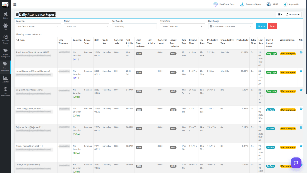Attendance Management System