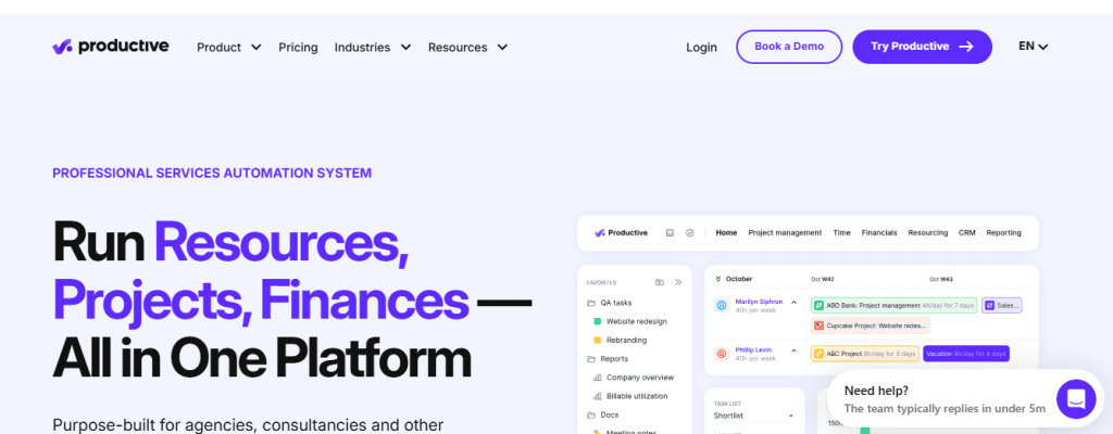 Productive - Best for Agency Management 
