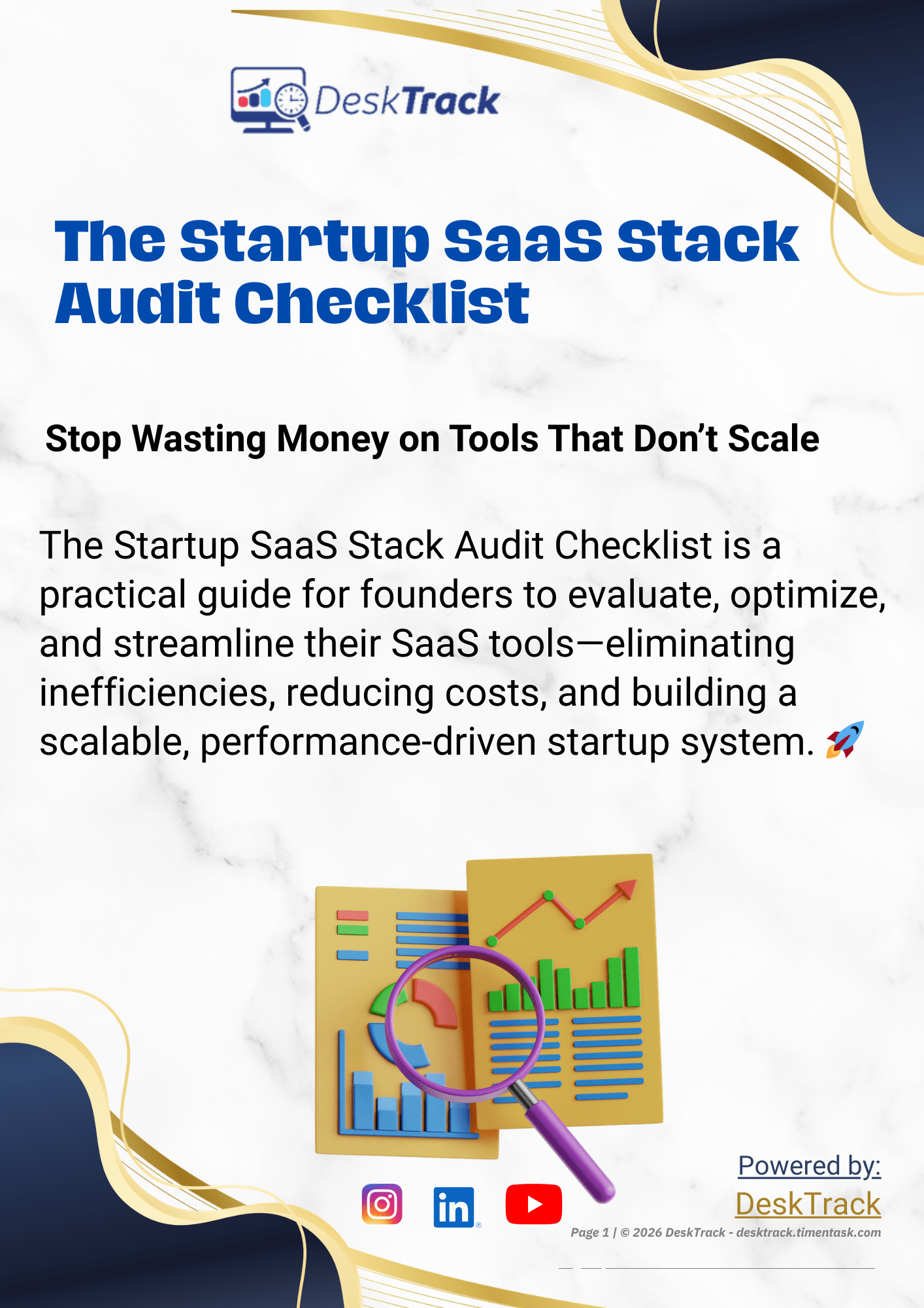 The Startup SaaS Stack Audit Checklist 