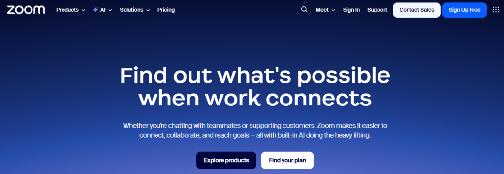 Zoom – Remote Collaboration