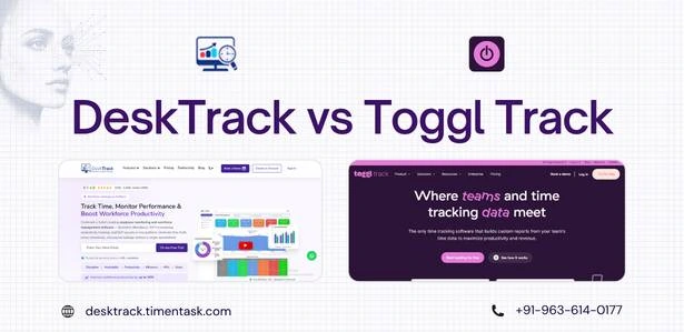 DeskTrack vs Toggl Track: Which Time Tracking Software Is Better in 2026?