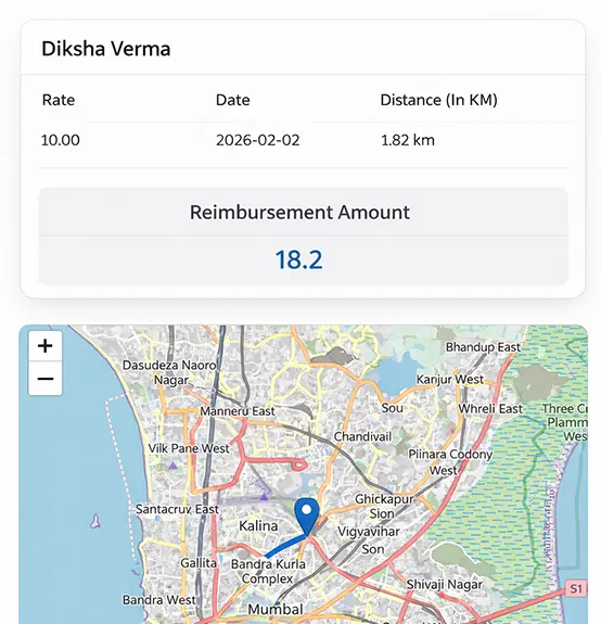 DeskTrack Field Employee Location Tracking