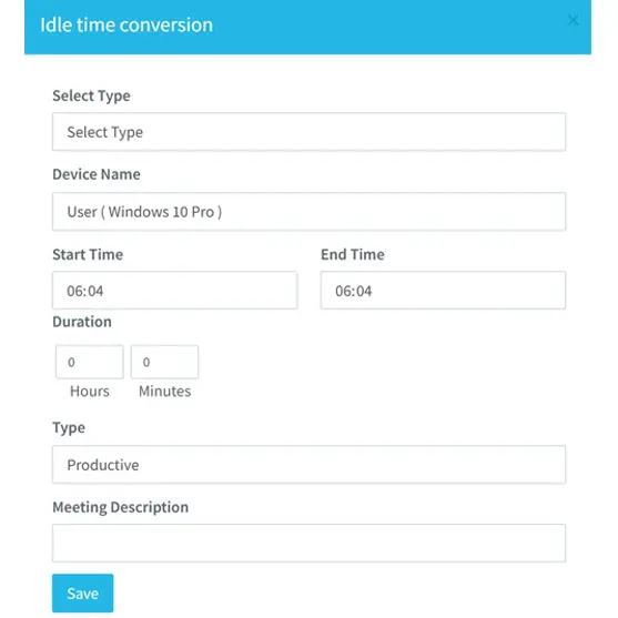 Idle Time Conversion