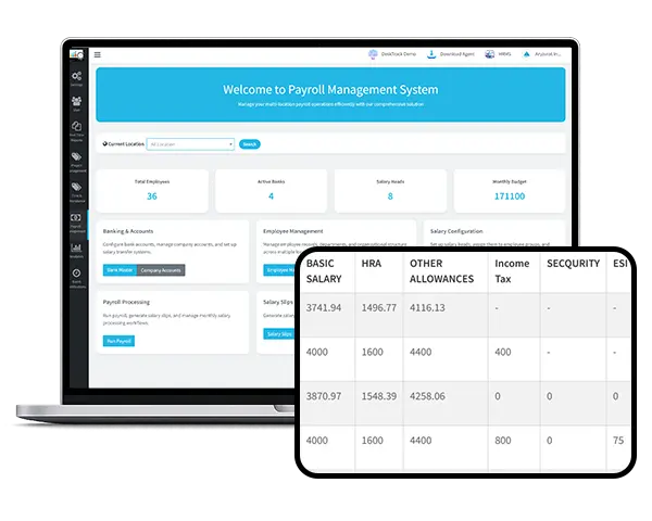 DeskTrack Payroll Management Software