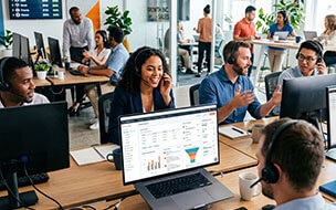 Sales team CRM activity tracking