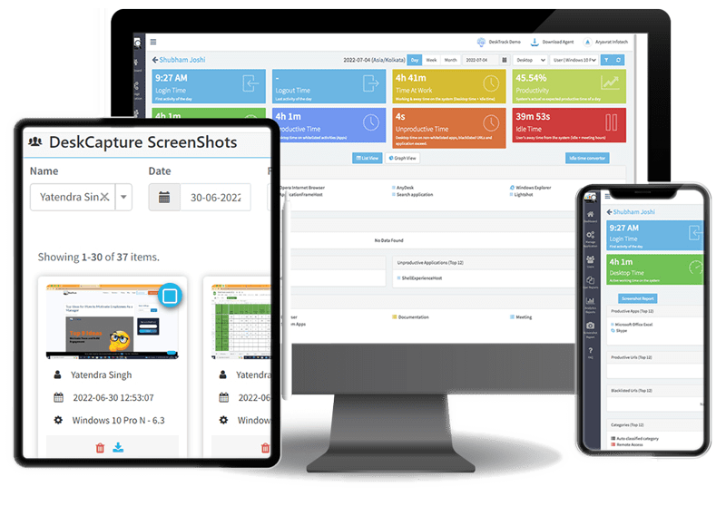 Track Employee Productivity With Screenshot Monitoring Software